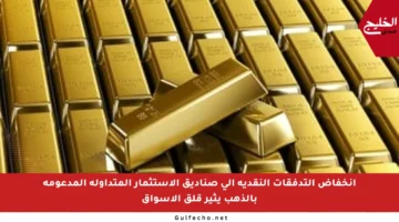 انخفاض التدفقات النقدية إلى صناديق الاستثمار المتداولة المدعومة بالذهب يثير قلق الأسواق